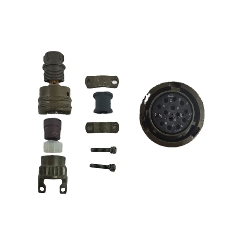 Conector circular enchufe aviación PT06E-12-14S/P 1pc miniatura 1