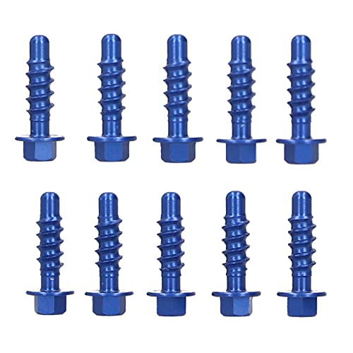 Kit de tornillos autorroscantes con acabado anodizado apto para 125 150 200 EXC XC SXF EXCF XCF 1997-2020 (A (azul))