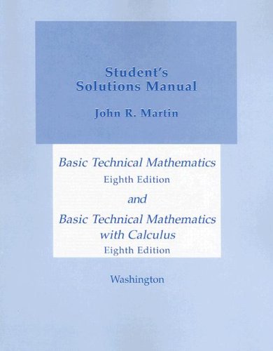 Student's Solutions Manual
