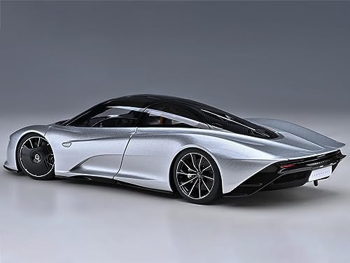 Modelo Autoart Speedtail Plata Supernova 1:18 miniatura 4