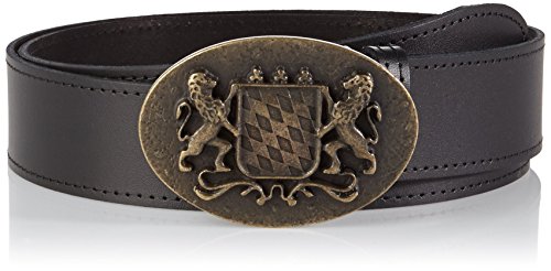 Werner Trachten Unisex Trachtengürtel Gürtel, Schwarz (schwarz 300 RL), 130 cm Cover