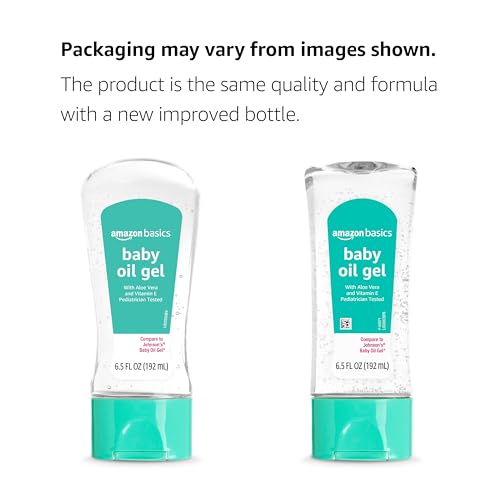 Amazon Basics Baby Oil Gel With Aloe Vera & Vitamin E thumb #2