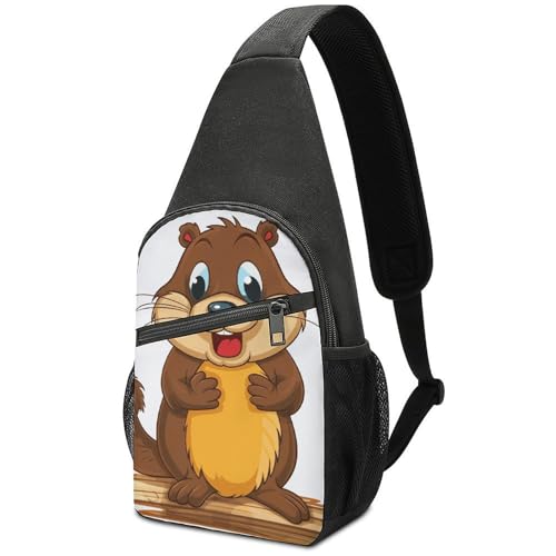 Bolso bandolera casual para trekking y deporte unisex miniatura 1