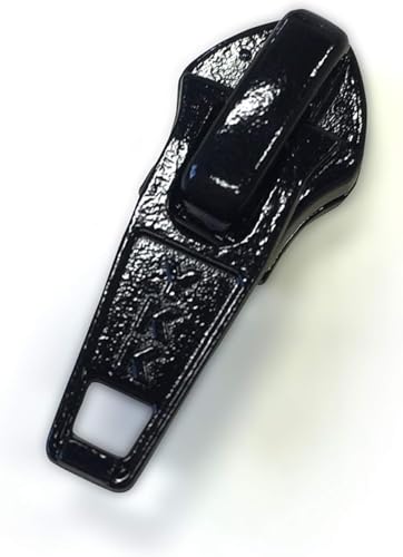 YKK #5C tirettes de fermeture éclair en nylon noir pour couture et réparation de curseur Lot de 5