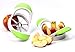 Utopia Kitchen Apple Corer and Slicer Fruit Cutter Apple Divider Wedger Stainless Steel Slicer for Fruits and Vegetables Ergonomic Handle Easy Grip 8 Sharp Blades Green