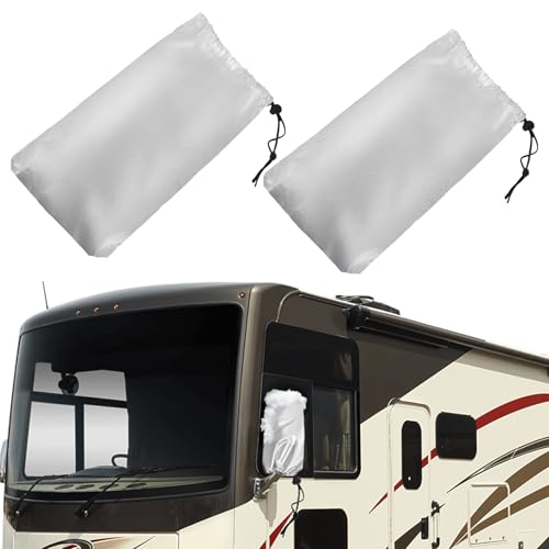 Federedevo Winter-Proof Insulated RV Mirror Covers for