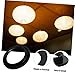 EXHUMKY Lamp Shade Collar Rings Versatile Light Socket Replacement Parts for Sconces Floor Lamps Pendant Lights Easy Tool Installation Plastic Adapter