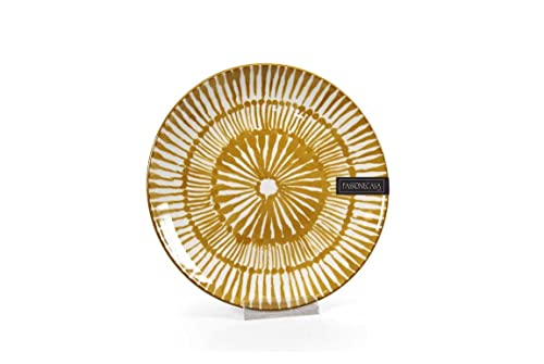 Gicos Piatto frutta in porcellana colore giallo 19 cm passione casa TCK-832390