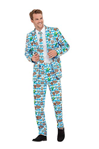 Smiffys 51040M Oktoberfest Kostuum, Mannen, Blauw, M - Maat 38"-40" - Afbeelding 5