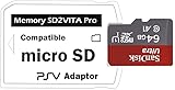 LEAGY SD2Vita Adaptador 5.0 Ultimate Version Tarjeta de memoria, PS Vita PSVSD Micro SD Adaptador para PSV 1000/2000 PSTV FW 3.60 HENkaku/Ensō Enso System