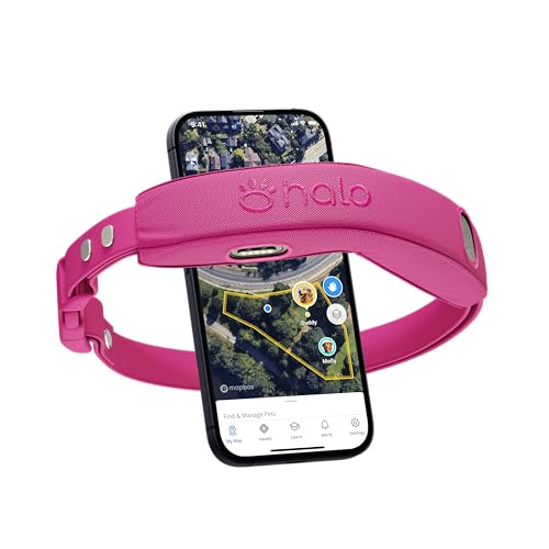 Halo Collar 4, GPS Wireless Dog Fence & Dog Training Collar with...