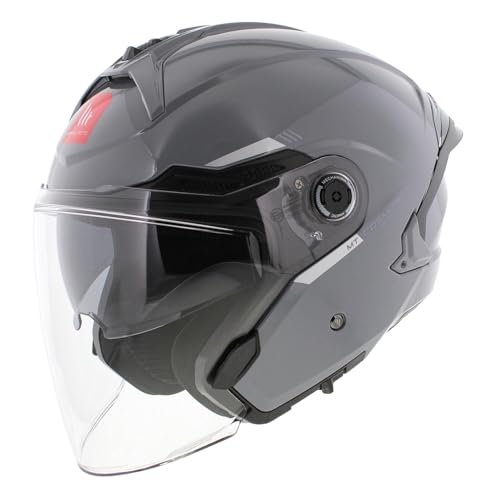 MT Helmets Cosmo SV – Casco Moto Jet Sport con Visor Solar Retráctil, Pantalla de Extracción Rápida Patentada, Interior Lavable y Preparado para Intercomunicador UCS | Homologado ECE 22.06 & DOT 🔥