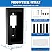 MABCIRY Video Doorbell Mount, Not Block Anti-Theft Doorbell Motion Sensor, Adjustable No Drilling Mounting Bracket Wedge Adapter Accessories for Houses Apartments