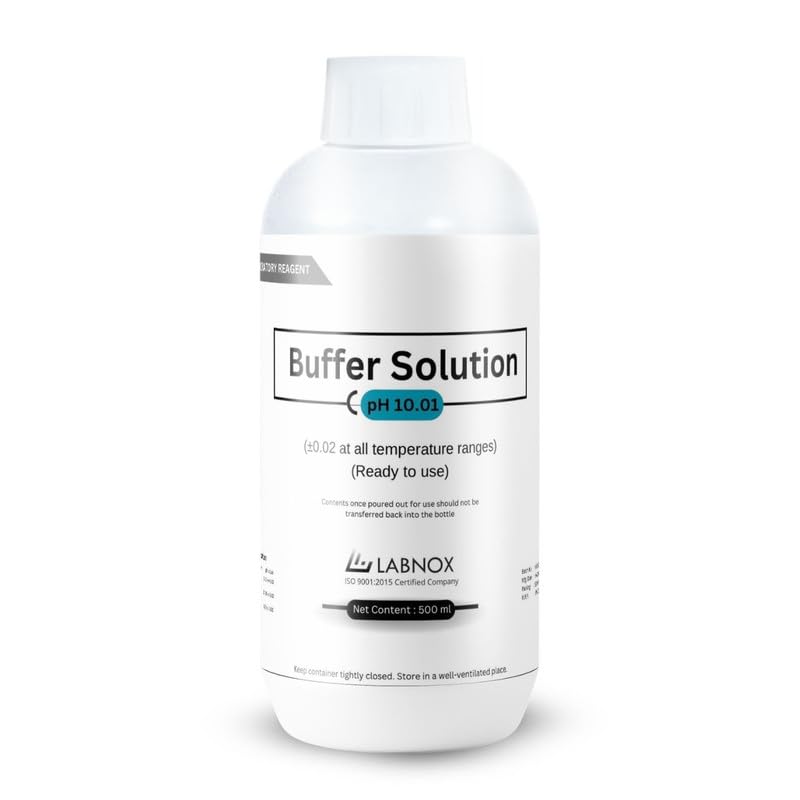pH Buffer Solution pH 10.01 | pH Liquid Calibration at 25°C as per Quality Standards (500 ML)-image-13