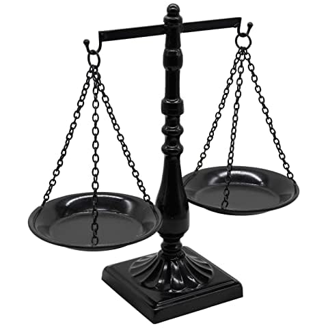 Owlgift Vintage Libra Jewelry Tower, Tabletop Free Standing Necklace Organizer, Jewelry Holder Display For Earrings Storage, Bracelets Watches Tree – Black Cover