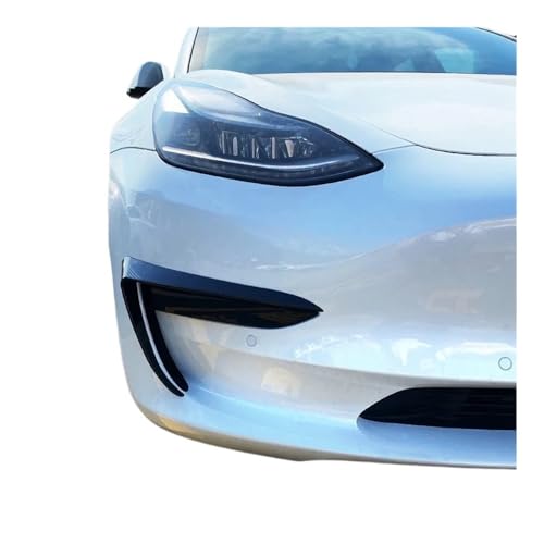 Paupières de phare pour Model 3 2017-2021 cache antibrouillard ABS - 6