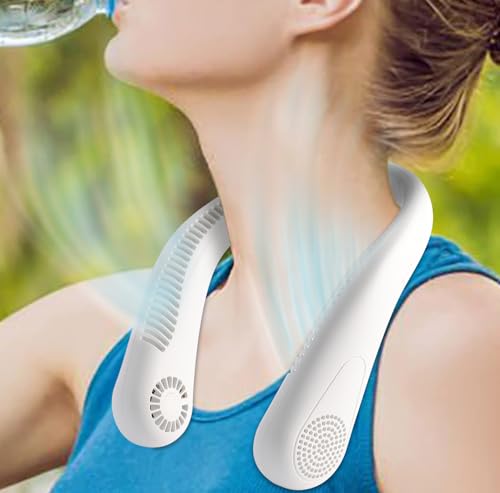 Neck Fan, Portable Hanging Neck Fan Rechargeable,...