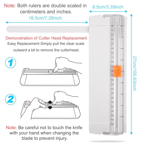KASESSS Guillotine, Paper Cutter, Guillotine Paper Cutter A4, Portable Paper Trimmer - Image 2