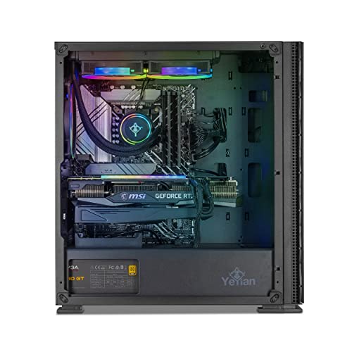 Yeyian Yari X21 Gaming Pc Computer, Intel 12Th Gen Alder Lake I9-12900Kf 16-Core 3.2Ghz, Geforce Rtx 3080 10Gb Gddr6X, 2Tb Nvme Gen 4 Ssd, 2Tb 3.5” Hdd, 32Gb Ddr5 4800Mhz, 240Mm Aio Argb Wifi 6 Bt 5.2 #TOP3