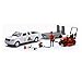 New Ray New 1:20 NEWRAY KUBOTA Collection - KUBOTA Pickup Truck with Trailer & Lawn Tractor Model Toys