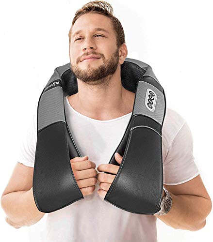 Shiatsu Back Shoulder and Neck Massager with Heat - Deep Tissue Kneading Back