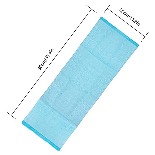 8Pcs 35 Inch Exfoliating Bath Cloth,Skin Bath Wash Towel,Nylon Shower Washcloth Body Scrubber Loofah for Women and Men