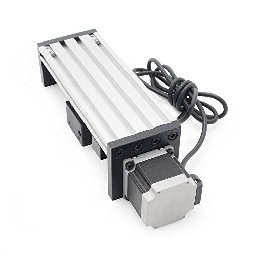 Rattmmotor HBX1605 100Mm / 3.94 Inch Linear Motion Guide Actuator Double Linear Rail Slide 1605 Ballscrew Motorized Xy Xyz Linear Stage Table Nema23 Stepper Motor thumb #5