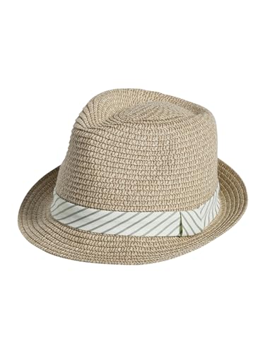 VERTBAUDET Chapeau Esprit Panama Aspect Paille garçon Bois 48/50CM (24/36M)