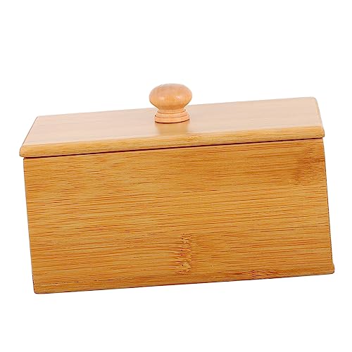 Cabilock Elegant Wooden Tea Bag Case Creative Tea Bag Box Sugar Storage for Office Kitchen Bedroom Decor