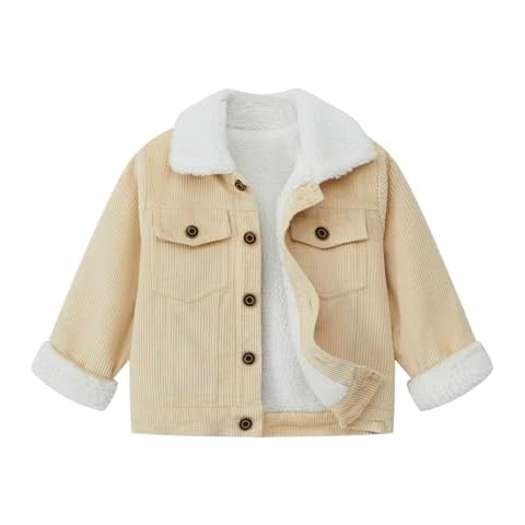 Morubut - Toddler Boys Corduroy Thick Jacket Cover