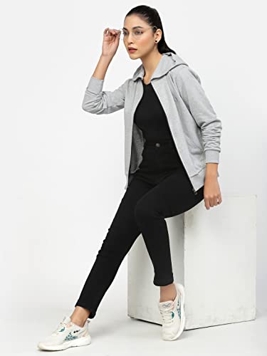 Image of UZARUS Women's Cotton Anthra Sweatshirt Hoodie