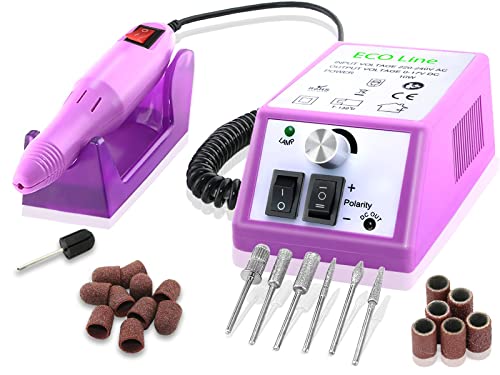 Elektrischer Hornhautentferner 2-in-1 Mit LED-Anzeige - Fuß- & Nagelpflege Set Mit 6 Geschwindigkeiten