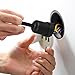 CIYODO 2sets Lamp Socket Adapter Ring Kit Plastic Replacement for Lamp Shade Mounting Easy Install Removal Tool