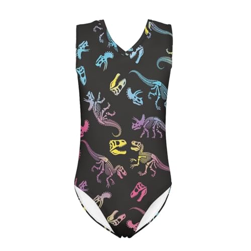 Image of Cartoon Pattern Kids Girls Bathing Suits One Piece Swimsuit Soft & Quick Dry, 5-14Years