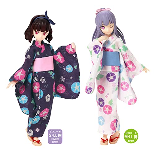 Amazon.co.jp: ピコニーモ用 1/12 浴衣set～朝顔と乙女～ 紺色 (ドール