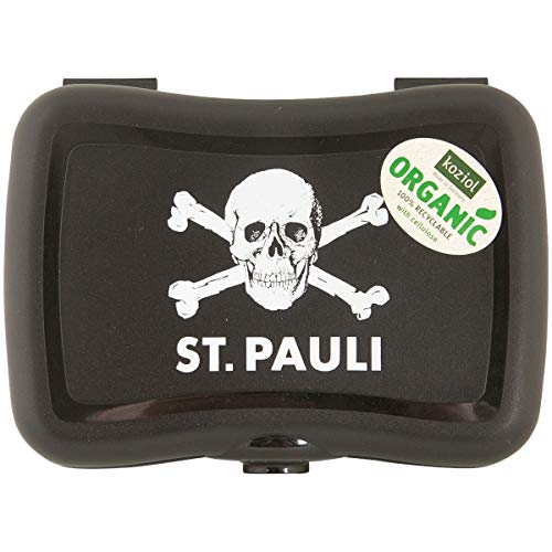 FC St. Pauli Brotdose Lunchbox Snackbox Nachhaltig - schwarz