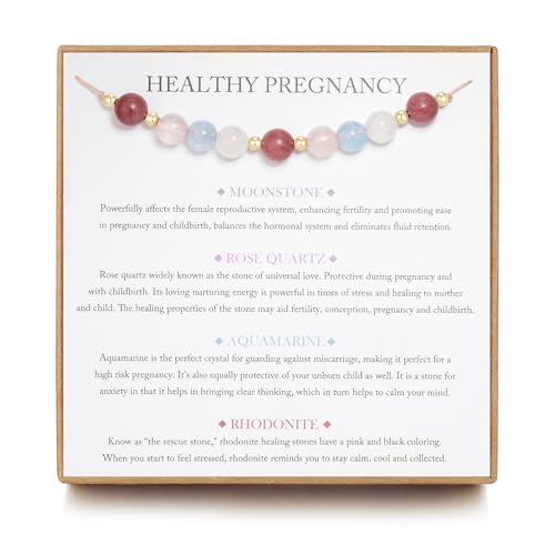 LOVEMY Healthy Pregnancy Gift & Delivery Bracelet