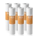 1 Micron Whole House Sediment Filter 10 x 2.5 for RO & Well Water Filters Replacement Cartridges Compatible with AP110, WHKF-GD05, WFPFC5002, CFS10, 6 Pack