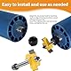 8 Stück Spannzangen Set, Oberfräse Zubehör für Einhell Katsu Bosch Dewalt, 6 Klemm-Adapter (6 mm, 6,35 mm, 8 mm) + 2 Muttern für Graviermaschine