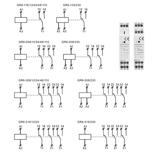 Relais de commutation GR8 AC DC 24V pour protéger vos circuits de commande de boutons