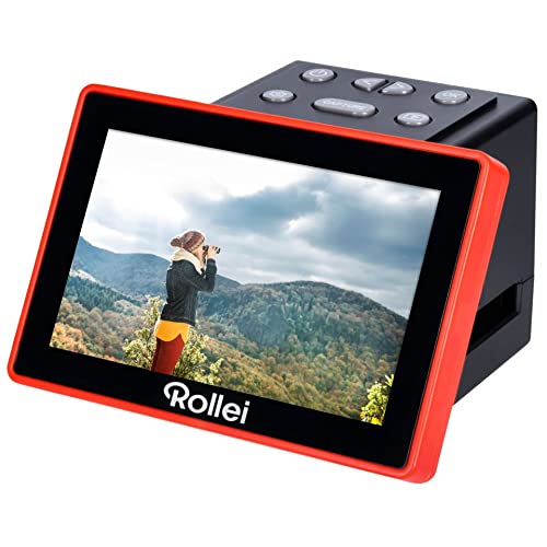 Rollei Dia-Film Scanner DF-S 1300 SE, 13 Megapixel Mulit Scanner inkl. 5' TFT-LCD Farbmonitor für Dias und Negativ, ideal zum digitalisieren von Foto´s und Dias.