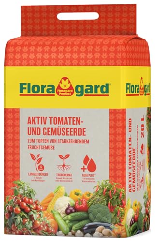 Floragard Tomaten- & Gemüseerde20 L – nährstoffreiche...