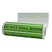 FOSHIO 100pcs/roll DO NOT ROLL Down Automotive Self-Adhesive Stickers Warning Label for Auto Vinyl Wraps Tool
