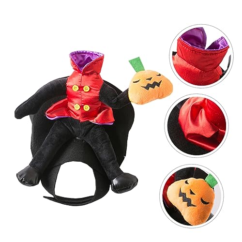 Disfraz Halloween para perro diseño calabaza cosplay miniatura 4