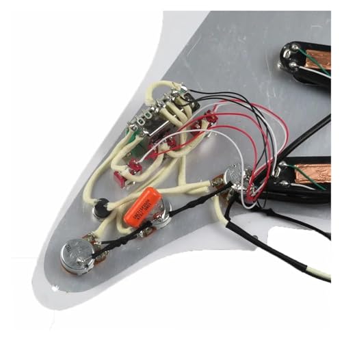 Pickguard double bobine pré-câblé avec câblage multifonction intégré - 5