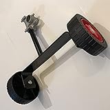 KALAWW Adjustable Support Wheels Auxiliary Wheels 26mm(1 inch) for Weed Trimmer Gas String Trimmer Petrol/Electric Brushcutter Strimmer