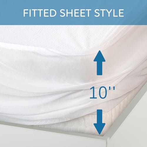 Springspirit USBC11185 Rv Bunk/Daybed/Cot Mattress Protector Cover 75X33 Inch For Narrow Twin Camper Bed, 100% Waterproof & Absorbent And Noiseless Mattress Pad Protector thumb #4