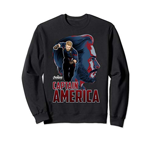 Marvel Infinity War Captain America Profile Sweatshirt