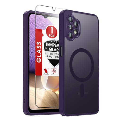 Coque Samsung A32 5G LeYi aimantée avec protection écran mate