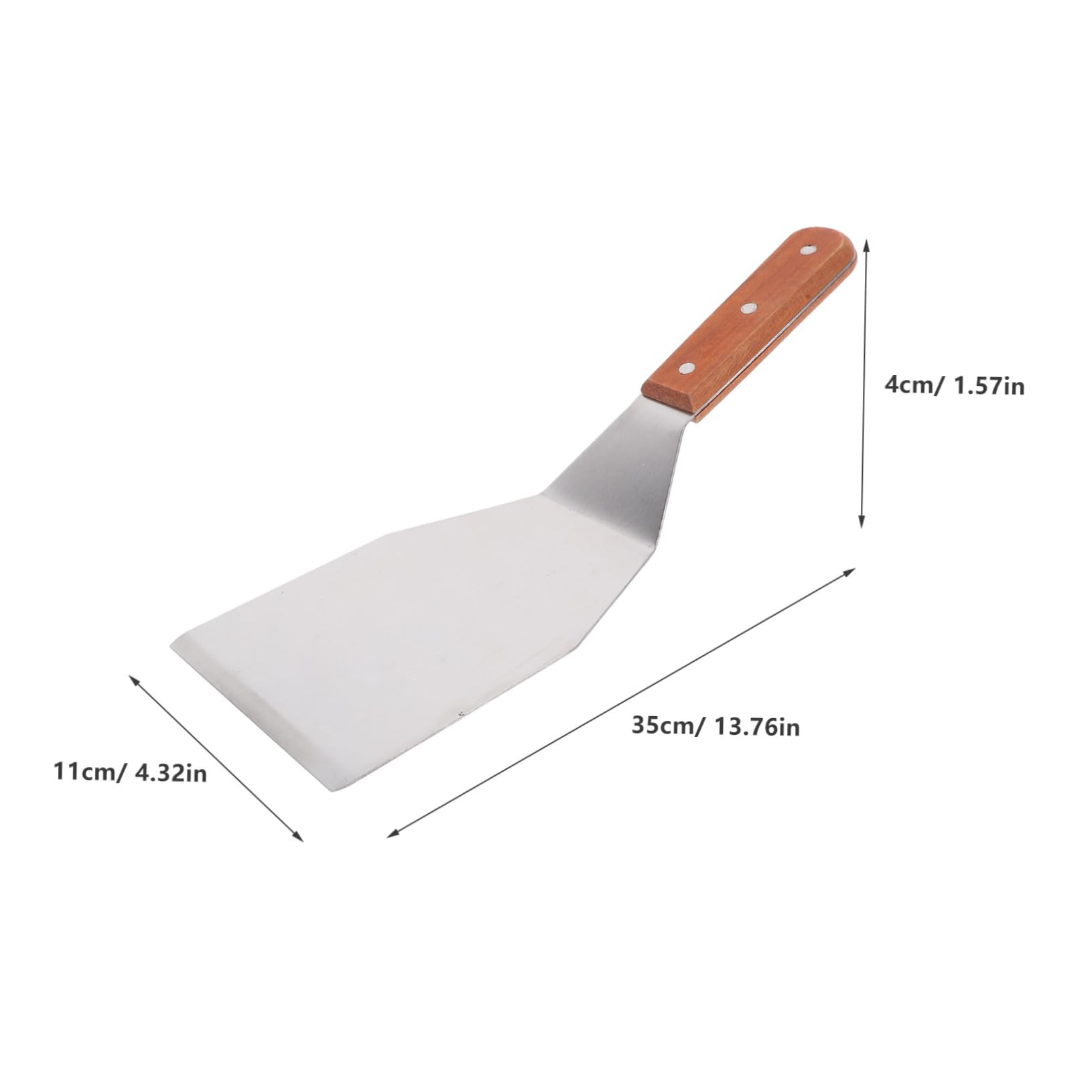 5 Stück Multi Funktionale Pfannenwender Holzgriff Robuste Grill und Steak für Outdoor Cooking und Haushalt Hitzebeständig und Langlebig